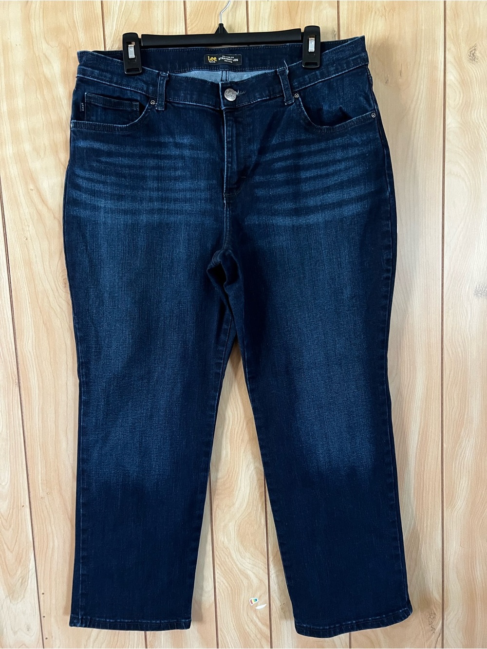 Lee Women's Straight Leg Jeans in Dark Indigo